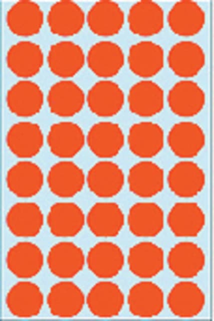 Etiket HERMA 2252 rond 19mm rood 1280 stuks 3
