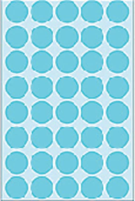 Etiket HERMA 2253 rond 19mm blauw 1280 stuks 3