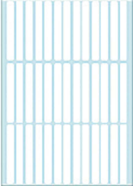 Etiket HERMA 2530 6x50mm wit 1248 stuks 2
