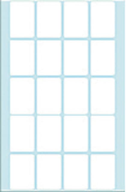Etiket HERMA 2430 22x32mm wit 640 stuks 2