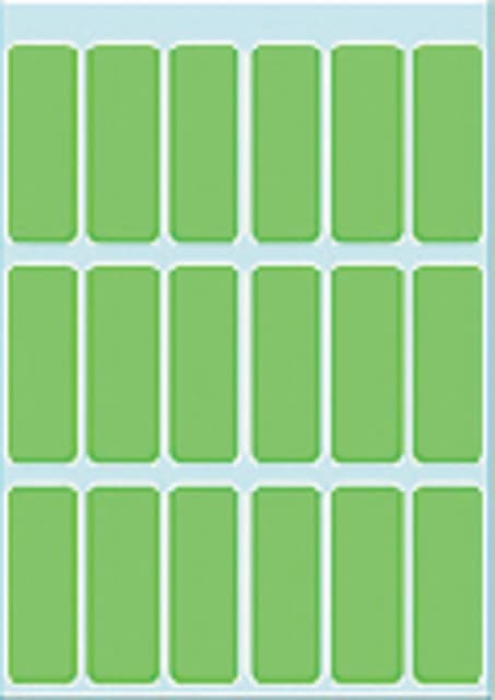 Etiket HERMA 3655 12x34mm groen 90 stuks