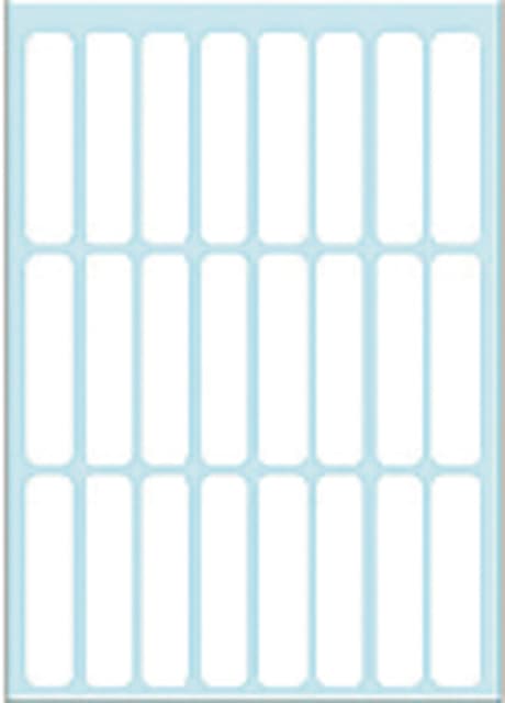 Etiket HERMA 3724 8x36mm wit 168 stuks