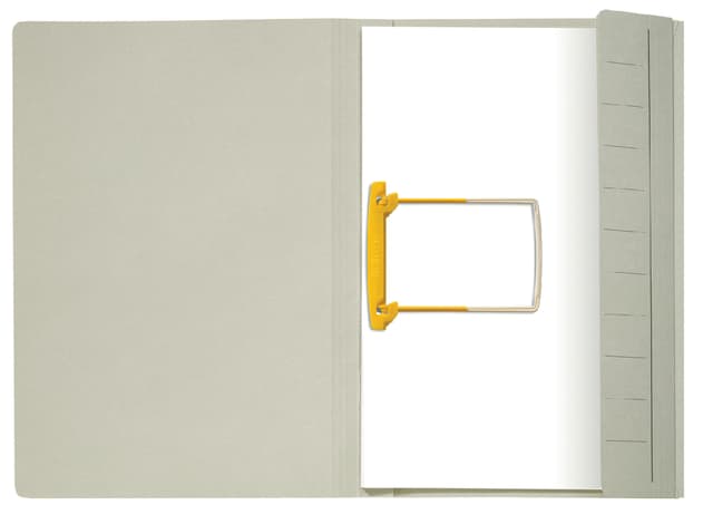 Combimap Secolor folio 1 klep recycled 250gr grijs 2