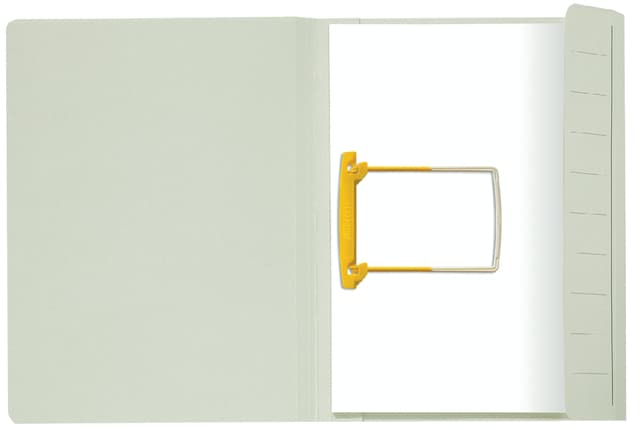 Clipmap Secolor A4 100% gerecycled karton 250gr grijs verpakt per 10 stuks