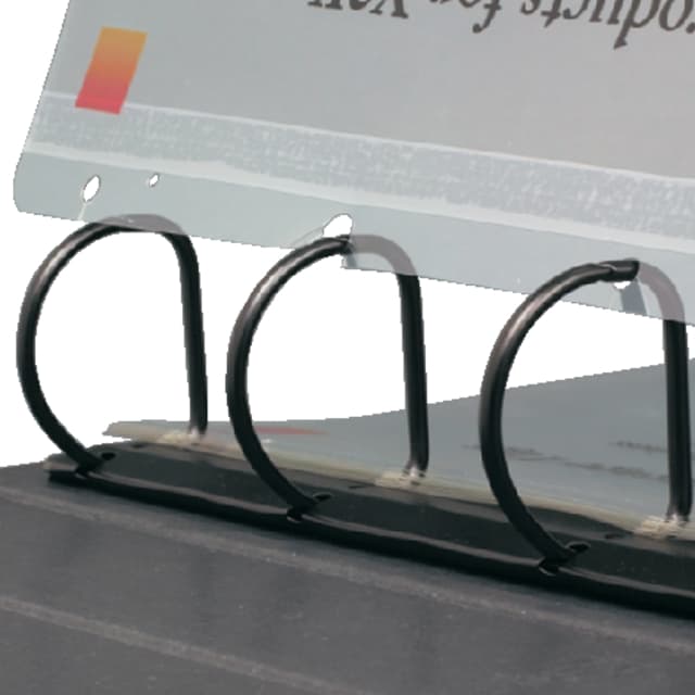 Opbergstrip Djois filestrip A4 295mm 2/4rings transparant 100 stuks 3