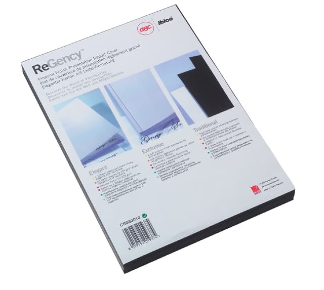 Voorblad GBC A4 chromo karton 250gr blauw 100 stuks 2