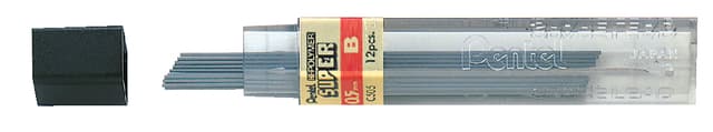 Potloodstift Pentel B 0.5mm zwart koker à 12 stuks