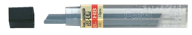 Potloodstift Pentel HB 0.5mm  zwart koker à 12 stuks
