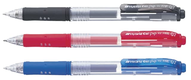 Gelschrijver Pentel K157 medium rood 2