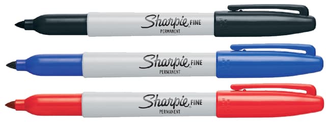 Viltstift Sharpie rond fijn rood 2