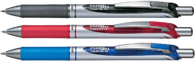 Gelschrijver Pentel BL77 Energel medium rood 3