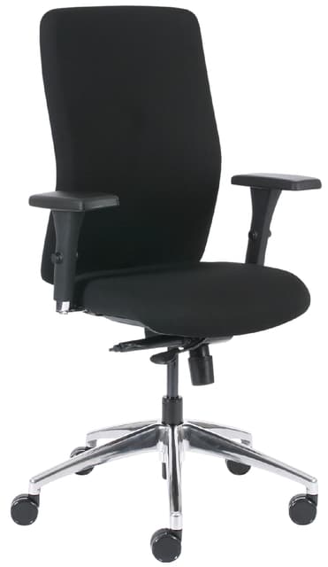 Bureaustoel Euroseats Milano synchroom zwart 2