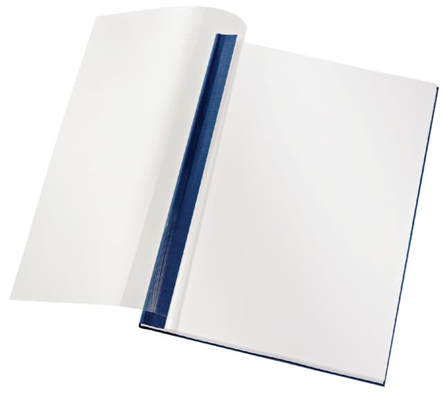 Inbindomslag Leitz 3.5mm zachte kaft blauw 10 stuks 4