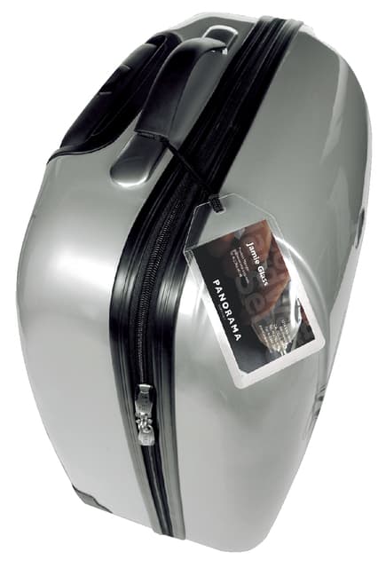 Label bagage Djois 3L 11120 72x123mm met nylonkoord transparant 10 stuks 2