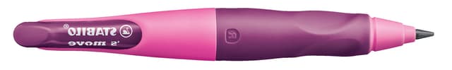 Vulpotlood STABILO Easyergo HB 3.15mm links roze/lila slijper blister 2