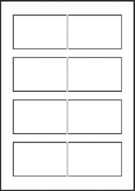 Visitekaart Avery C32015-25 85x54mm 260gr mat 200 stuks 2