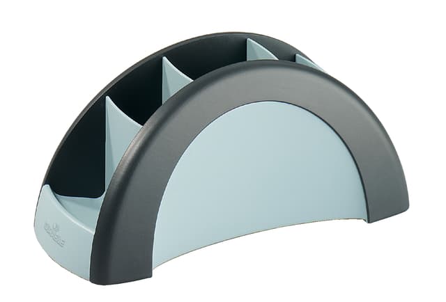 Pennenkoker Durable Vegas 5 vaks zwart/grijs 2
