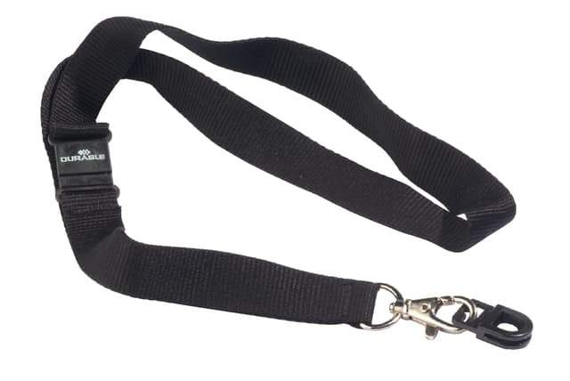 Textielkoord Durable 8187 met card fix zwart 2