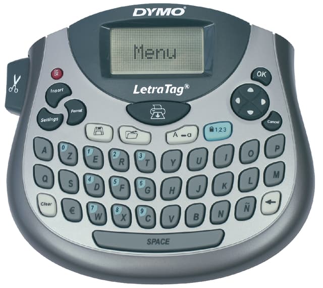 Labelprinter Dymo LetraTag 100T draagbaar azerty 12mm zilver 2
