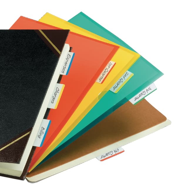 Indextabs Post-it 686A1 38x50.8mm strong gebogen assorti 24 tabs 5