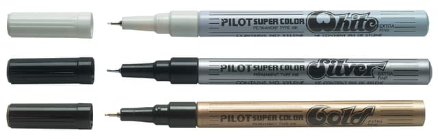 Fineliner PILOT Super Color extra fijn wit 2