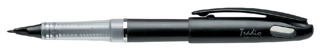 Fineliner Pentel TRJ50 Tradio met vulpenachtige punt extra fijn zwart 2