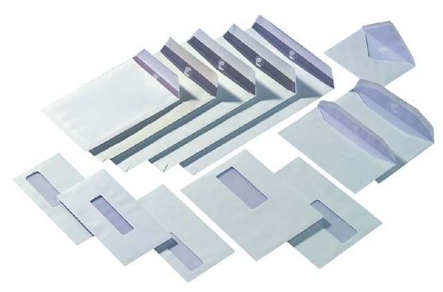 Envelop Quantore 110x220mm venster 3x10cm rechts 500 stuks 3