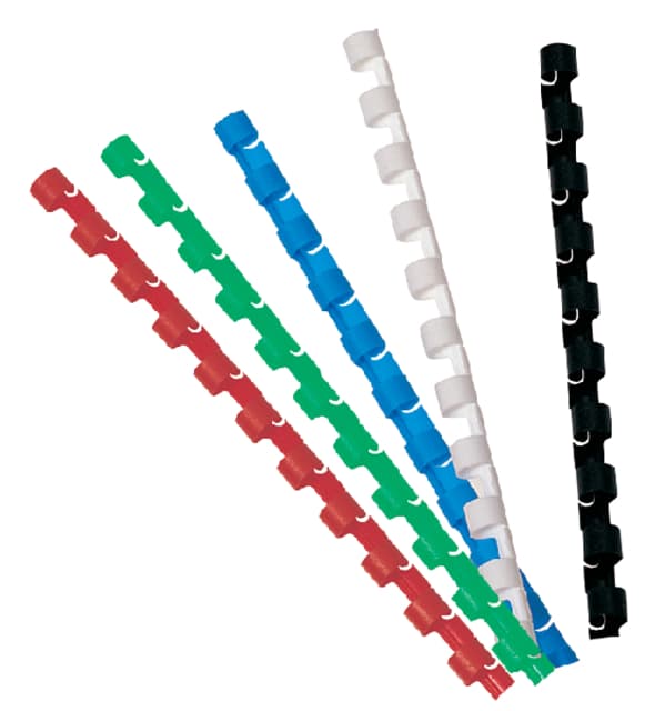 Bindrug GBC 8mm 21rings A4 blauw 100 stuks 2