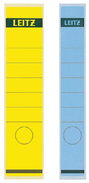 Rugetiket Leitz smal/lang 39x285mm zelfklevend wit 10 stuks 2