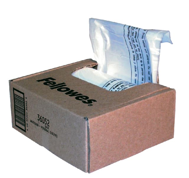 Papiervernietigerzak Fellowes 34 liter 100 stuks 2