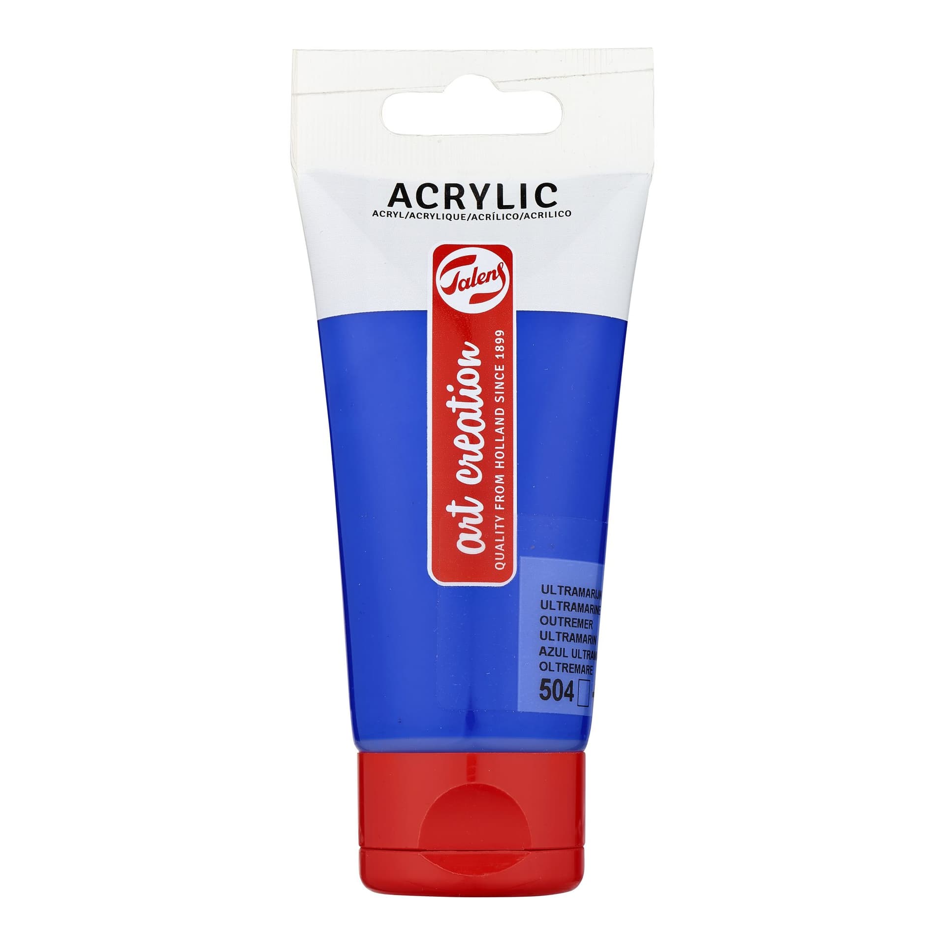 Acrylverf Talens Art Creation 504 ultramarijn tube à 75ml