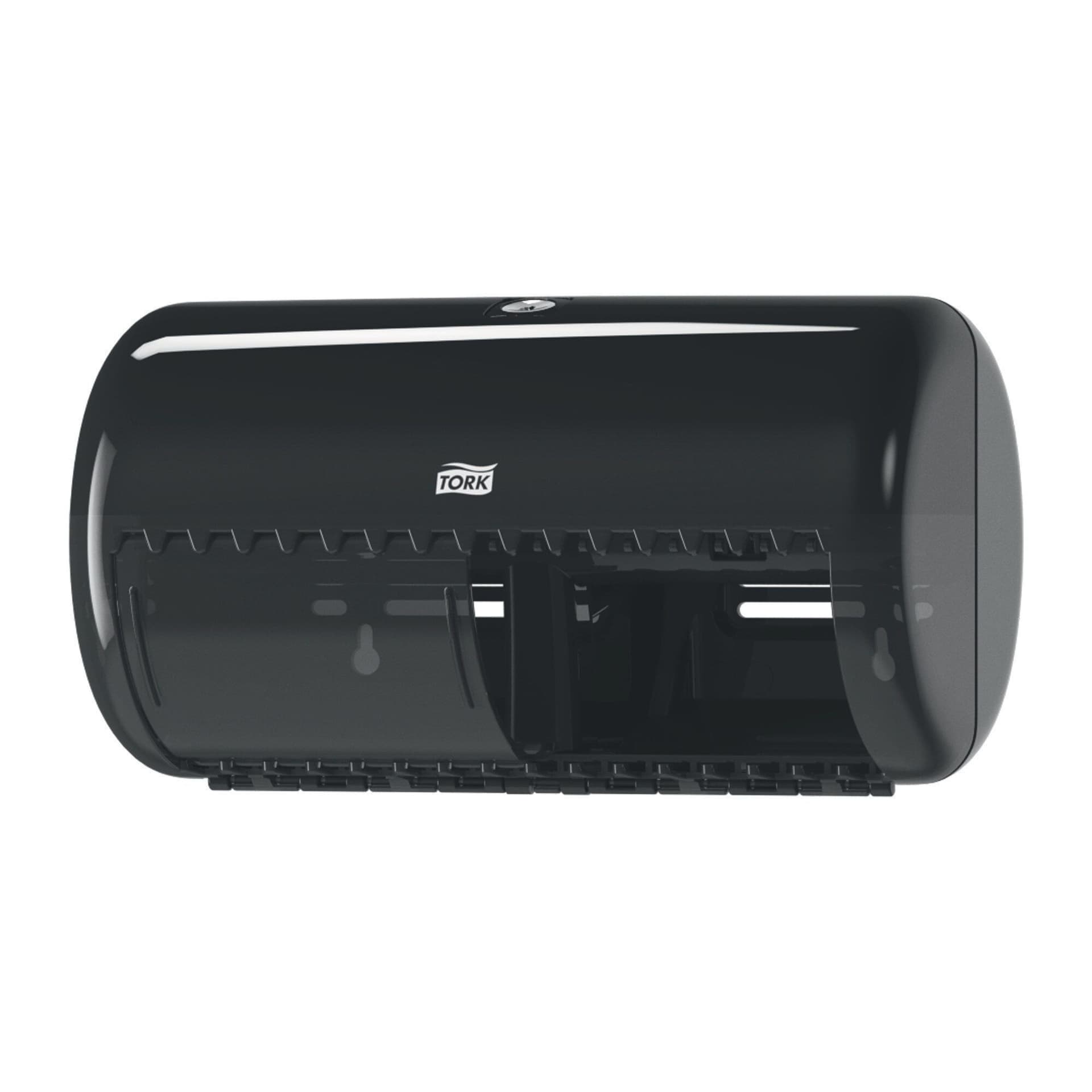 Toiletpapierdispenser Tork T4 Elevation duo zwart 557008