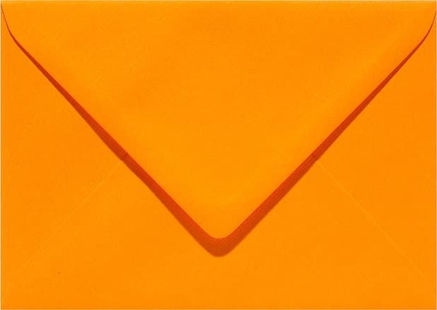 Envelop Papicolor EA5 156x220mm oranje pak à 6 stuks