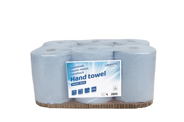 Handdoekrol Cleaninq H1 Matic 2-laags 6x150m blauw