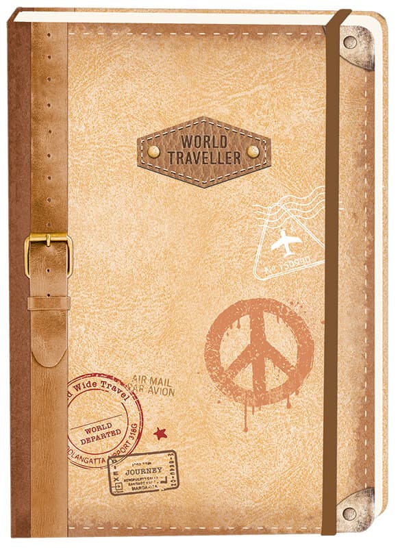 Notitieboek Travel A5 lijn 92 pagina's softcover