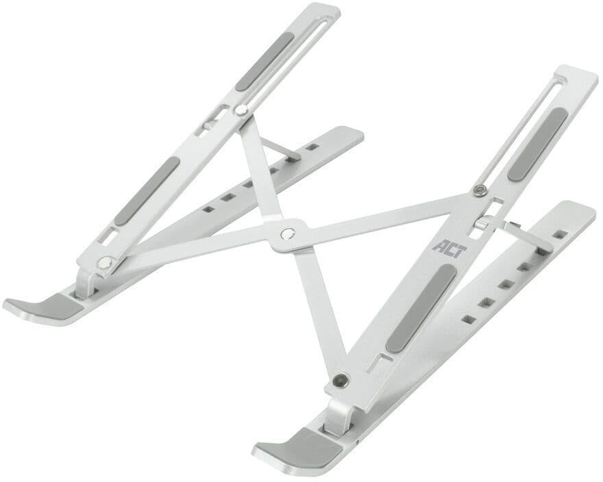 Laptopstandaard ACT inklapbaar 6 standen aluminium