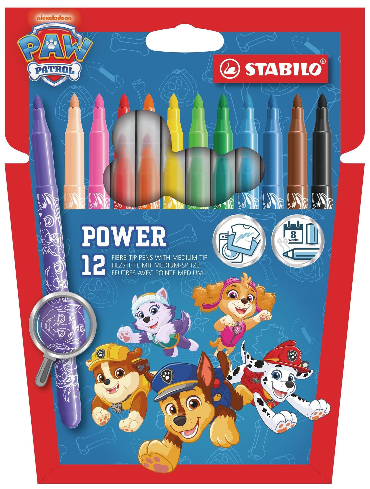 Viltstift STABILO power PAW Patrol 12st