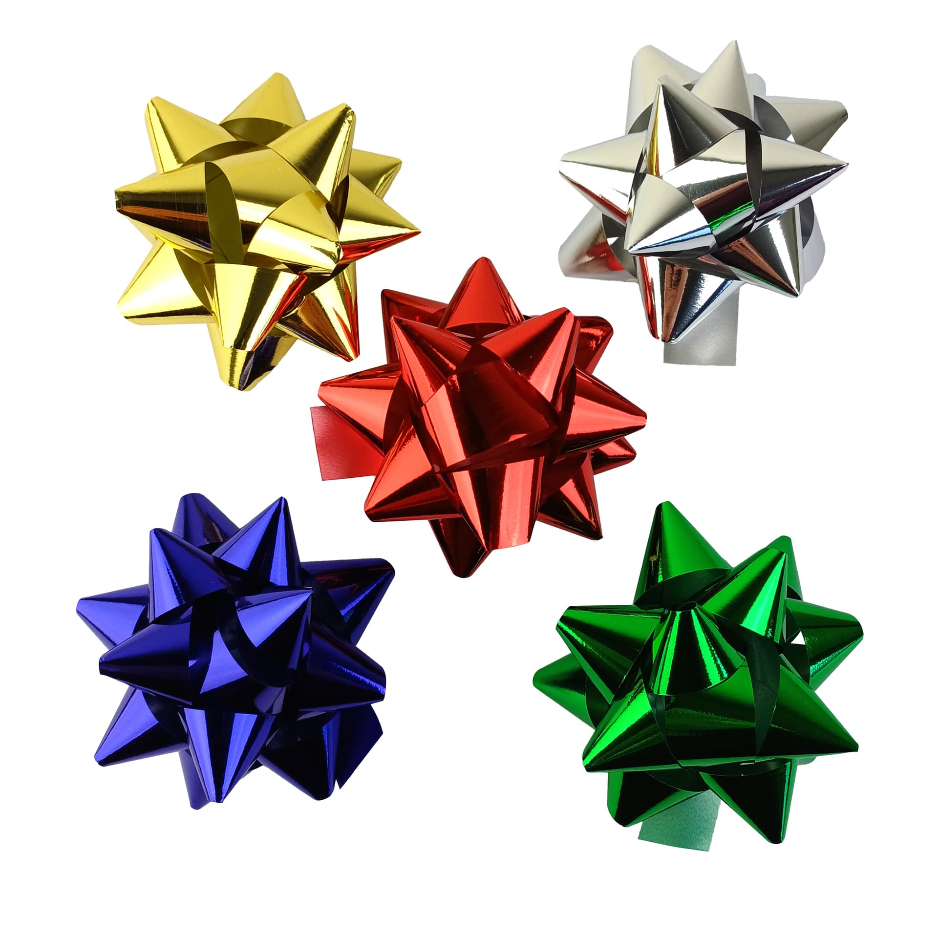 Rozetten Haza 75mm metallic assorti