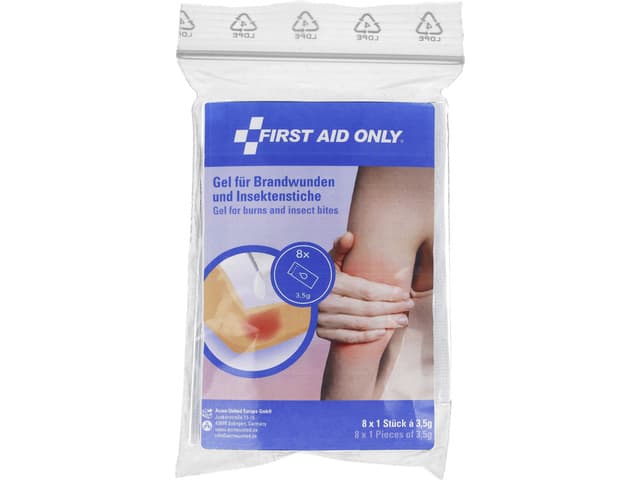 Brandwondengel First Aid Only 3,5g pak 8 stuks