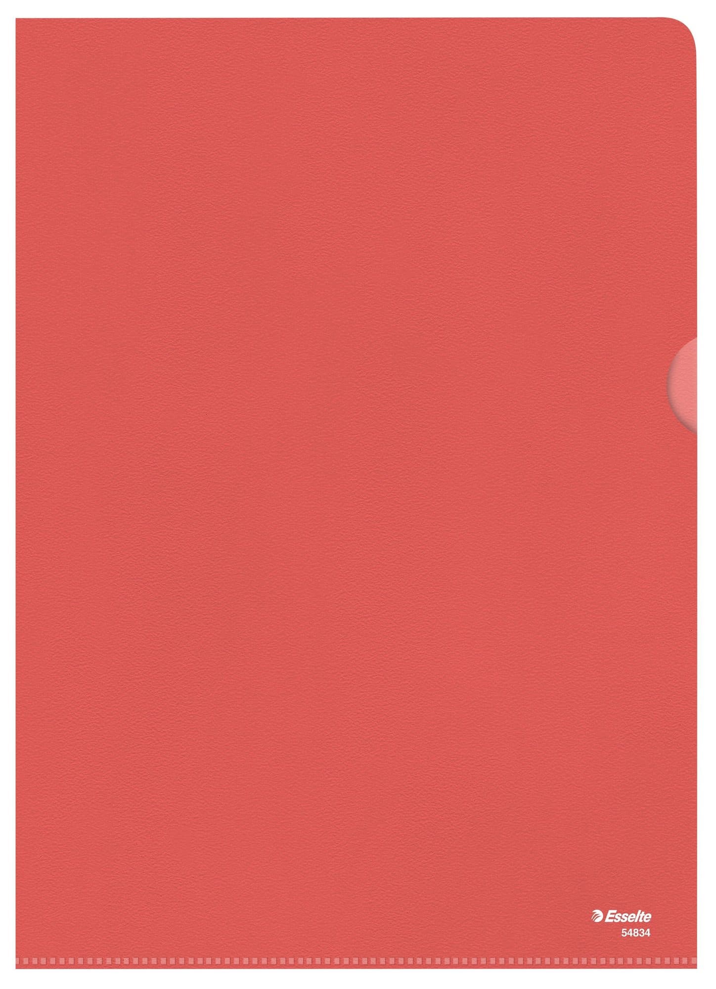 Insteekmap L-model Esselte standaard A4 0.11mm PP rood 100 stuks