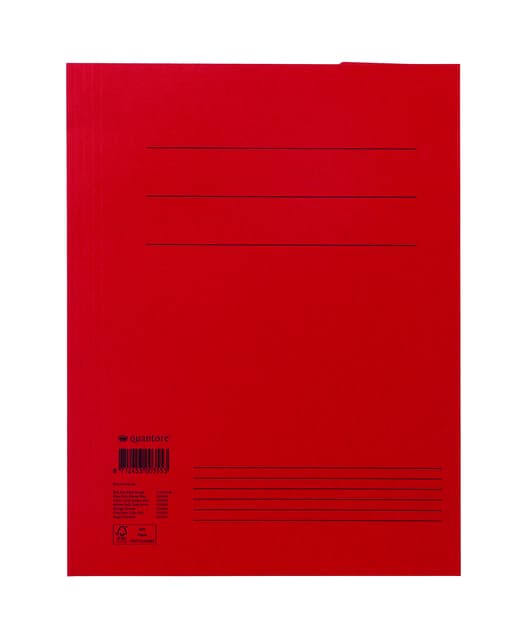 Dossiermap Quantore A4 320gr rood