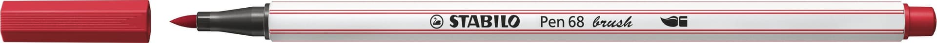 Brushstift STABILO Pen 568/50 donkerrood