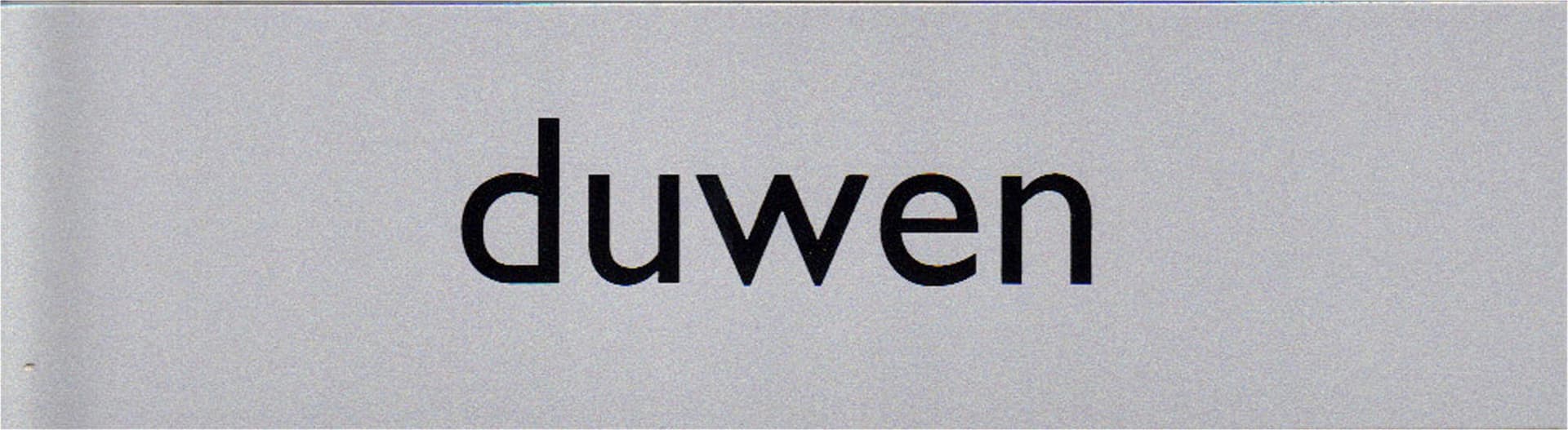 Infobord pictogram duwen 165x44mm