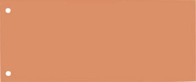 Scheidingsstrook Oxford smal 240x105mm 190gr oranje 100 stuks