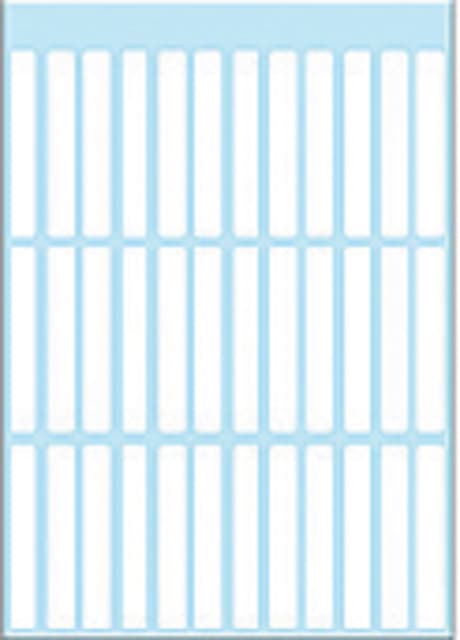 Etiket HERMA 3735 5x35mm wit 252 stuks